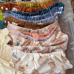 14 Nora’s Nursery Cloth Diaper Lot